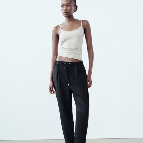 Zara flowy ankle pants - Picture 1 of 13